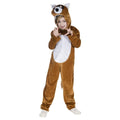 Brown-White - Back - Smiffys Childrens-Kids Fox Costume