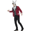 Red-Black-White - Lifestyle - Smiffys Mens Deluxe Rabbit Costume Set