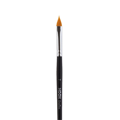 Black-Silver - Front - Moon Creations Professional No.7 Face Brush