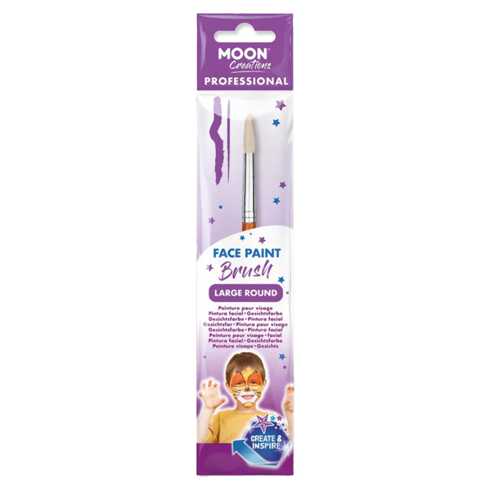 Black-Silver - Back - Moon Creations Professional No.7 Face Brush