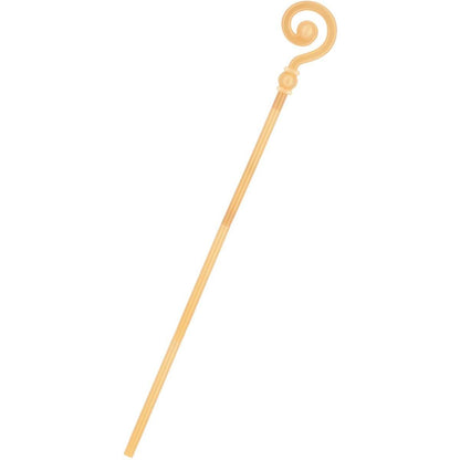 Gold - Back - Smiffys Extendable Crozier Prop (Pack of 4)