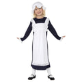 White-Black - Front - Smiffys Girls Victorian Costume Set