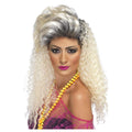 Blonde - Front - Smiffys Womens-Ladies 80s Bottle Wig