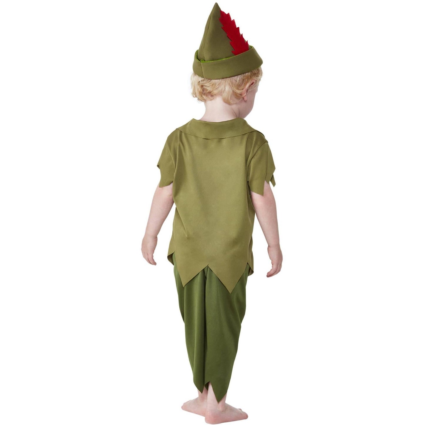 Green-Brown - Side - Robin Hood Childrens-Kids Costume Set