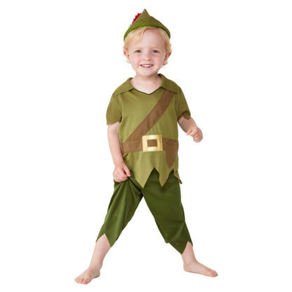 Green-Brown - Front - Robin Hood Childrens-Kids Costume Set