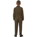 Green - Side - Top Gun: Maverick Boys Aviator Costume Jumpsuit