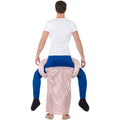 Multicoloured - Back - Smiffys Unisex Adult Grandma Piggy Back Costume
