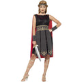 Black-Red - Front - Smiffys Womens-Ladies Roman Warrior Costume Set