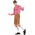 Red-Brown - Side - Smiffys Mens Mr Bavarian Costume