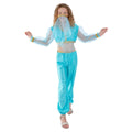 Blue - Front - Smiffys Girls Arabian Princess Costume Set