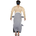 Grey-Blue - Side - Smiffys Mens Man-Eating Shark Costume Set