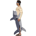 Grey-Blue - Lifestyle - Smiffys Mens Man-Eating Shark Costume Set