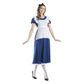 Blue-White - Front - Alice In Wonderland Long Length Costume Set
