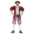 Red - Front - Smiffys Mens Deluxe Henry VIII Costume Set