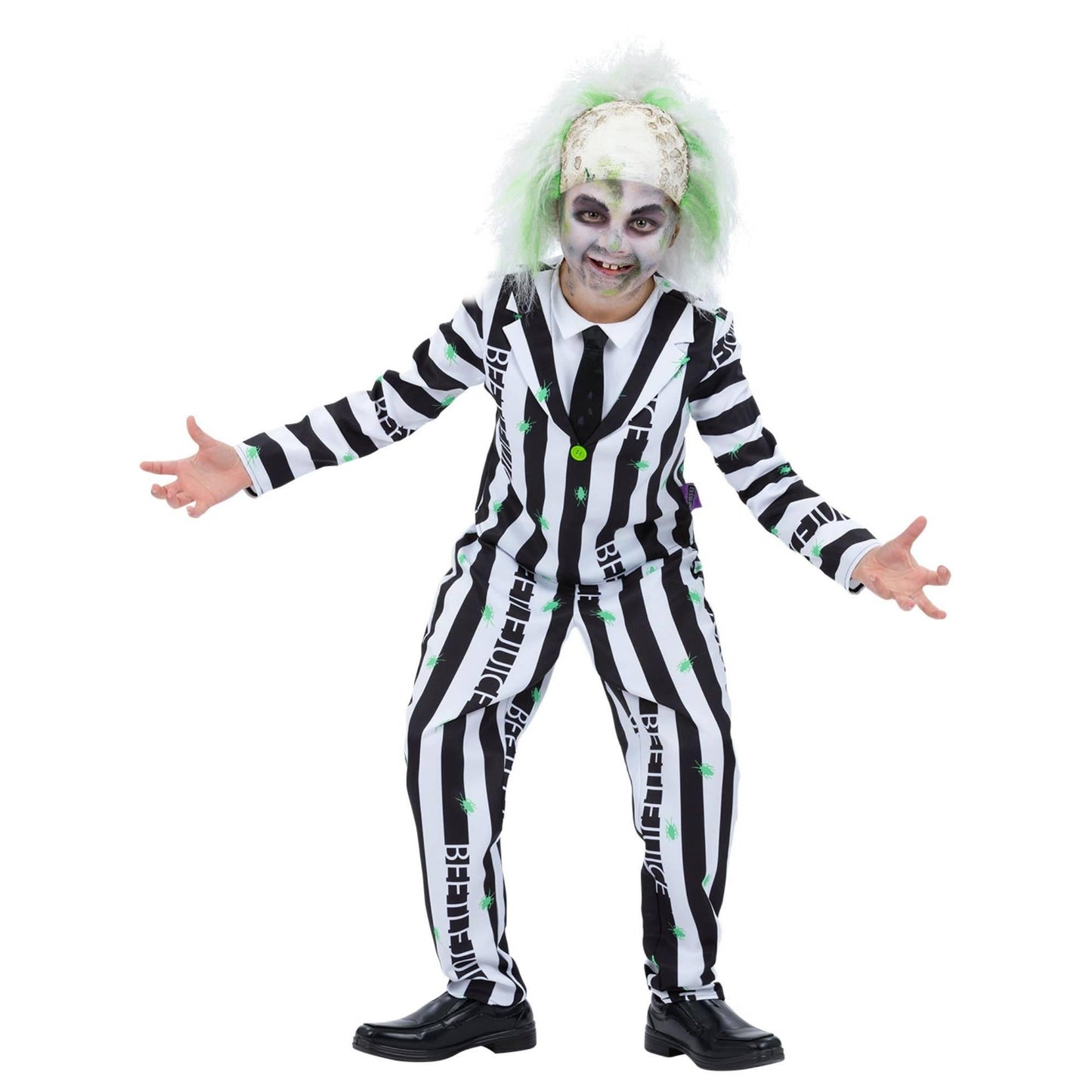 Black-White - Back - Beetlejuice Boys Character Costume Set
