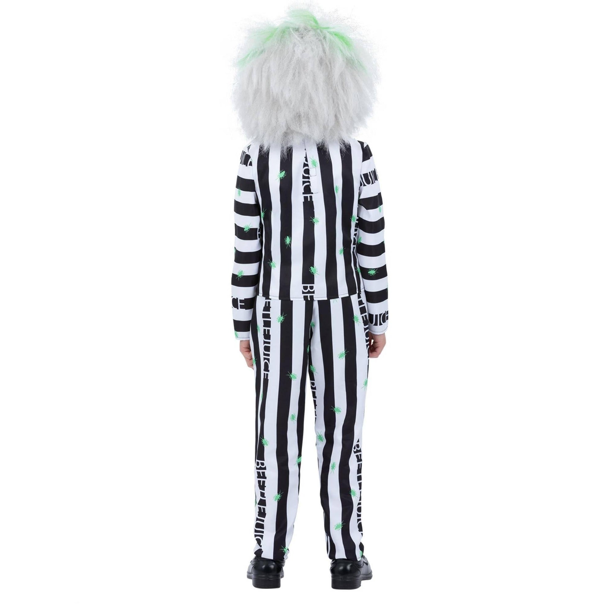 Black-White - Side - Beetlejuice Boys Character Costume Set