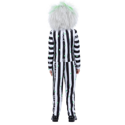 Black-White - Side - Beetlejuice Boys Character Costume Set