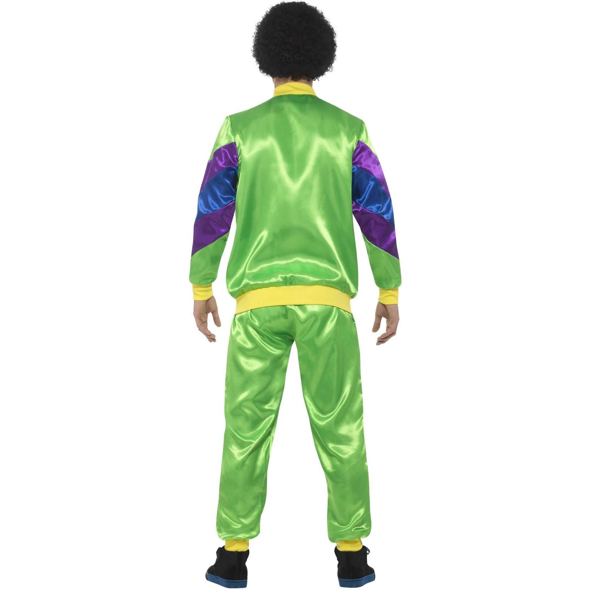 Green-Blue-Yellow - Side - Smiffys Mens 80s Height Of Fashion Costume Suit
