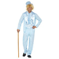 Blue - Front - Smiffys Mens 90s Stupid Tuxedo Costume Set