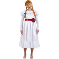 White-Red - Back - The Conjuring Womens-Ladies Annabelle Costume Dress