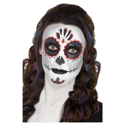 White - Front - Smiffys Day Of The Dead Costume Make-Up Set