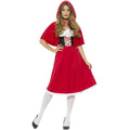 Red - Back - Red Riding Hood Womens-Ladies Costume Set