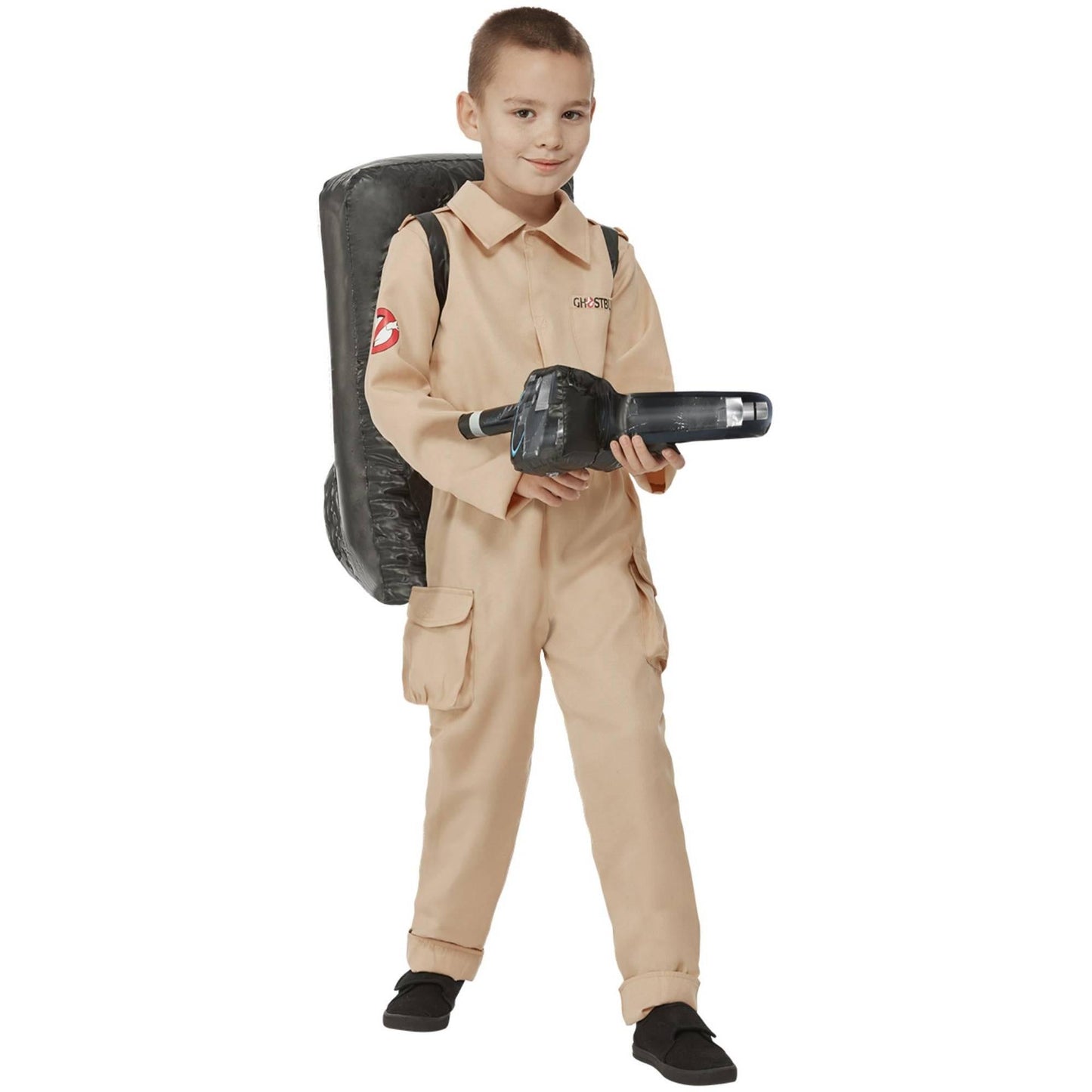 Beige - Back - Ghostbusters Boys Costume Set