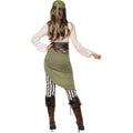 Green-White - Side - Smiffys Womens-Ladies Shipmate Sweetie Costume Set