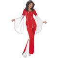 Red-White - Back - Smiffys Womens-Ladies Super Trooper Costume Set