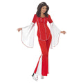 Red-White - Front - Smiffys Womens-Ladies Super Trooper Costume Set