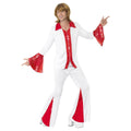 White-Red - Front - Smiffys Mens Super Trooper Costume Set