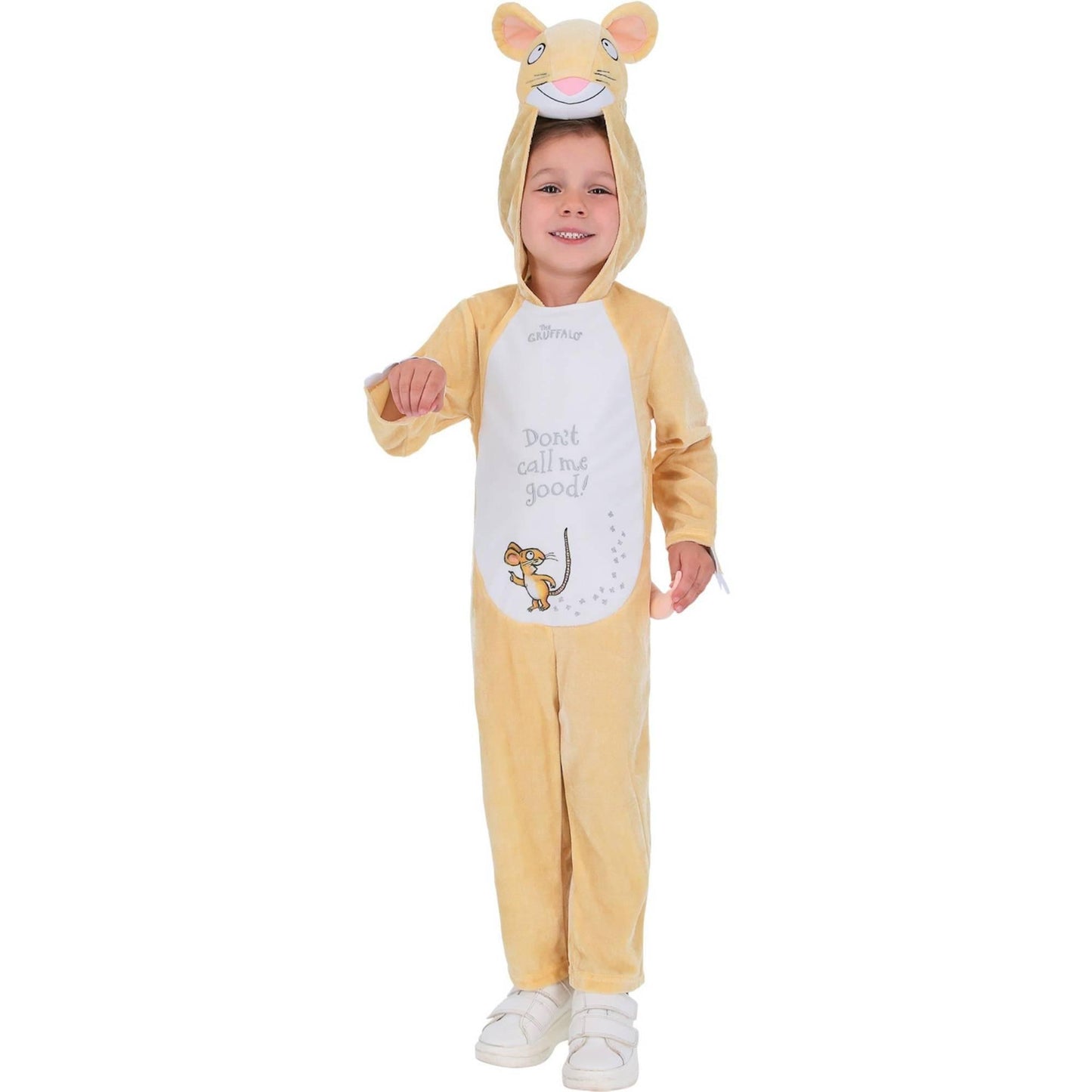 Beige - Pack Shot - The Gruffalo Childrens-Kids Julia Donaldson Mouse Costume Set