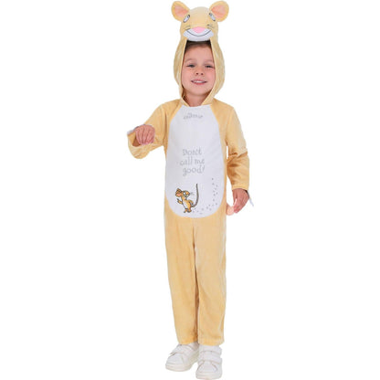 Beige - Pack Shot - The Gruffalo Childrens-Kids Julia Donaldson Mouse Costume Set