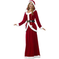 Red - Lifestyle - Smiffys Womens-Ladies Deluxe Miss Claus Costume Set