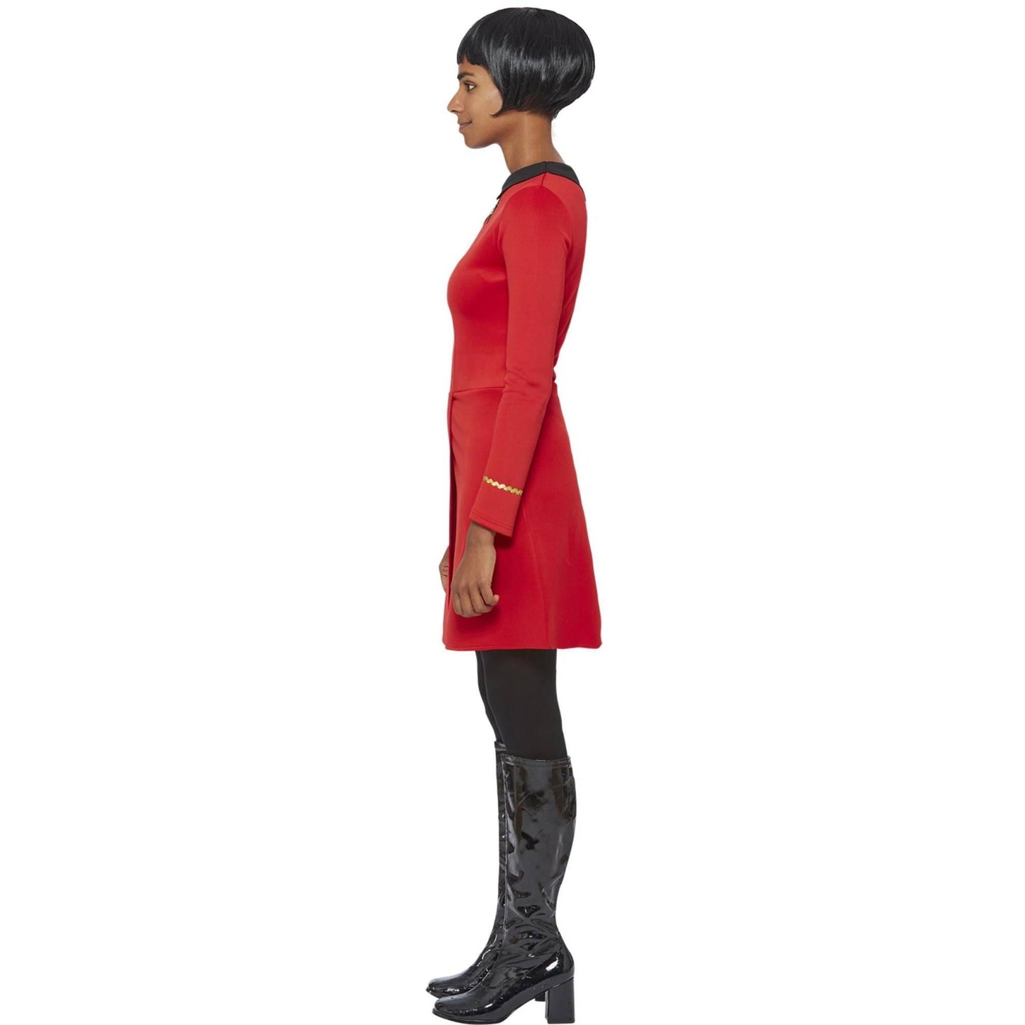 Red - Lifestyle - Star Trek Womens-Ladies Original Series Operations Uniform Costume Dress