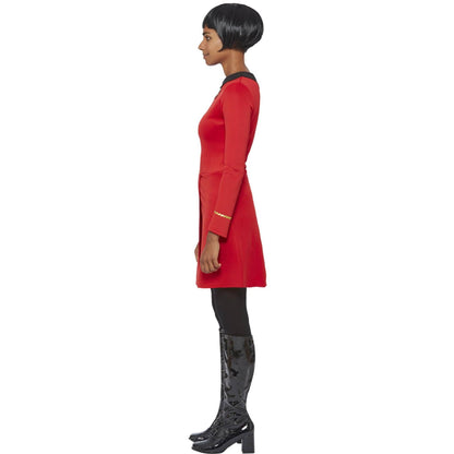 Red - Lifestyle - Star Trek Womens-Ladies Original Series Operations Uniform Costume Dress