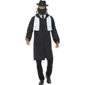 Black - Back - Smiffys Mens Rabbi Costume Set