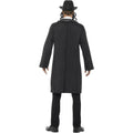 Black - Side - Smiffys Mens Rabbi Costume Set