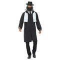 Black - Front - Smiffys Mens Rabbi Costume Set