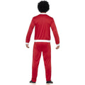 White-Red - Side - Smiffys Mens Scouser Costume Tracksuit Set