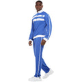 Blue-White - Back - Smiffys Mens Scouser Costume Tracksuit Set