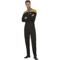Gold-Black - Back - Star Trek Voyager Mens Operations Uniform Costume Set