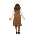 Brown - Side - Smiffys Girls Tudor Costume Set