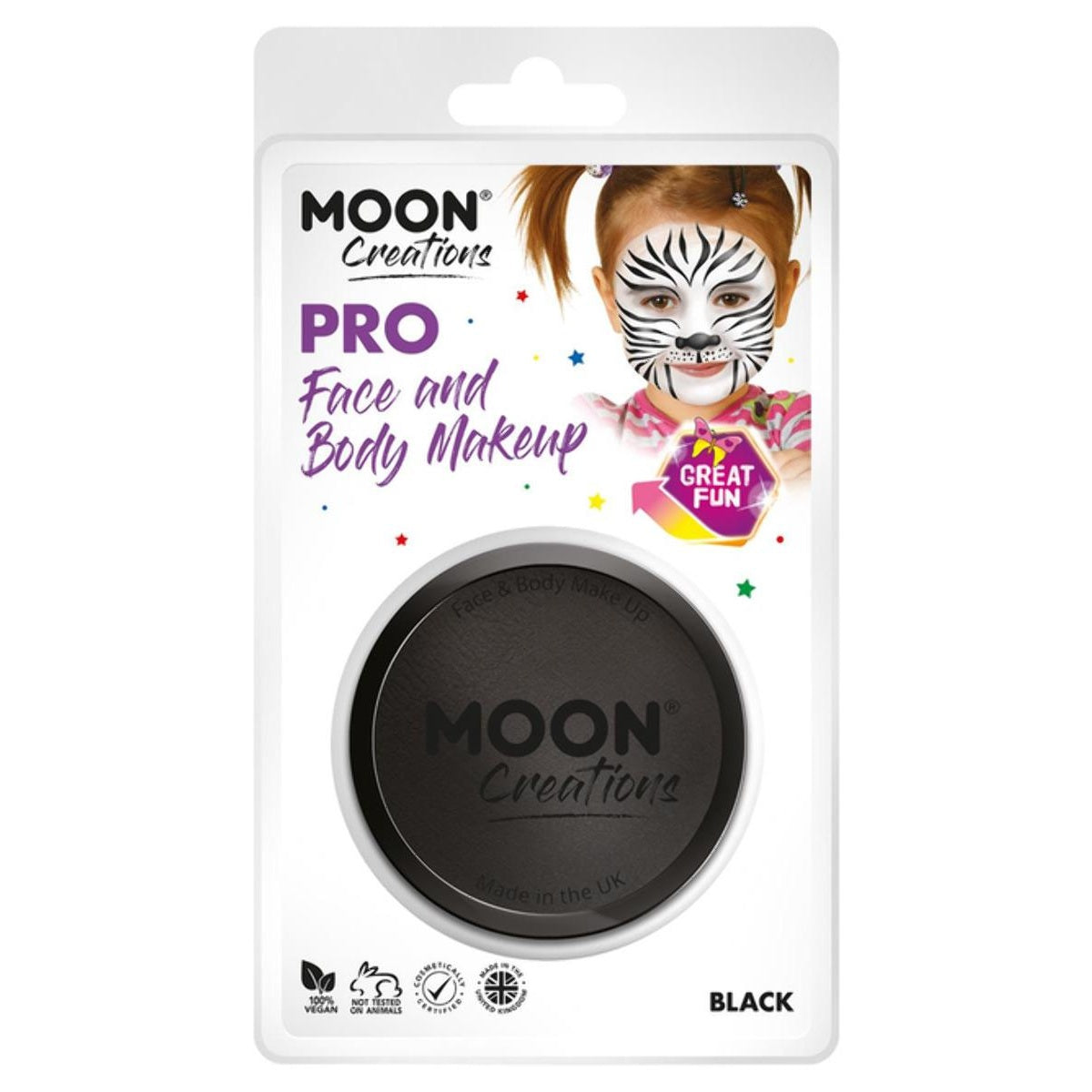 Black - Front - Moon Creations Pro Costume Make-Up