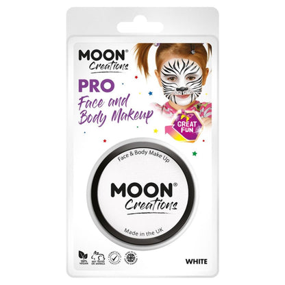 White - Front - Moon Creations Pro Costume Make-Up