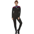 Maroon - Back - Star Trek Voyager Womens-Ladies Uniform Costume Set