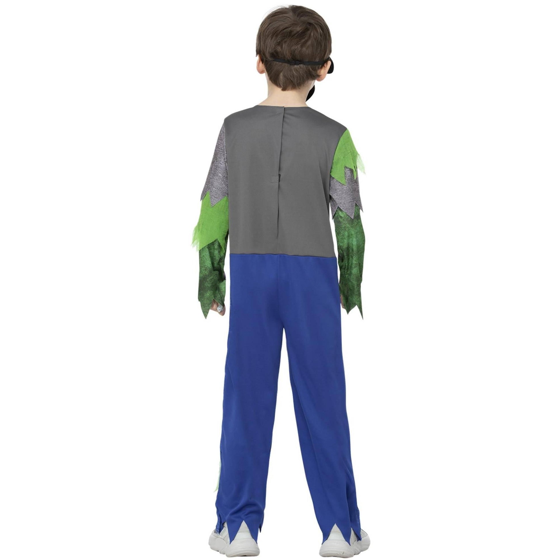 Multicoloured - Side - Smiffys Boys Zombie Gamer Costume Set