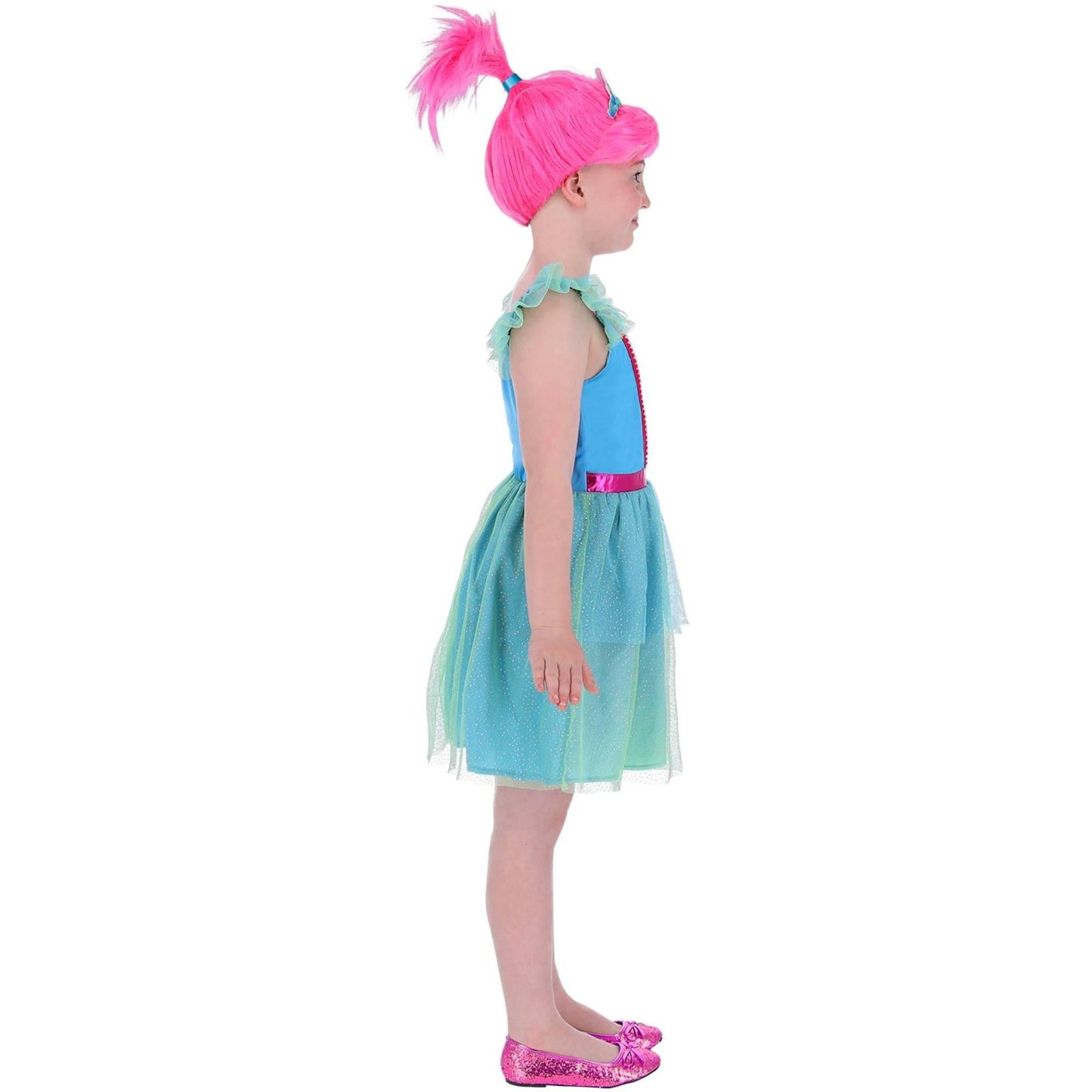 Blue - Lifestyle - Trolls Band Together Girls Poppy Costume Dress