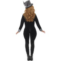 Black - Side - Smiffys Womens-Ladies Deluxe Dark Miss Hatter Costume Set