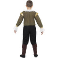 Green-Black-White - Side - Smiffys Boys Shakespeare Costume Set